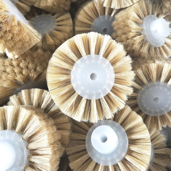 Cepillo de rodillos de Sisal con tufos Cepillo Tampico para pulir cera y limpieza antes de pintar