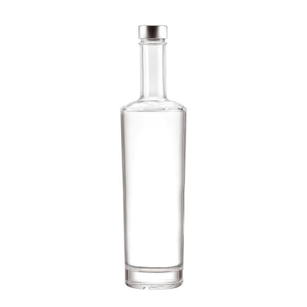 Screen Printing 750ml Liquor Wine Vodka Glass Bottle With Stopper Acceptable OEM/ODM