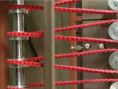 Small Noise Red Polyurethane Adjustable V Belt Low Maintenance Long Service Life