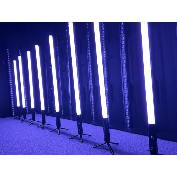 Outdoor Pixel Tube 72W Battery Operated LED Tube Light with Charging Case