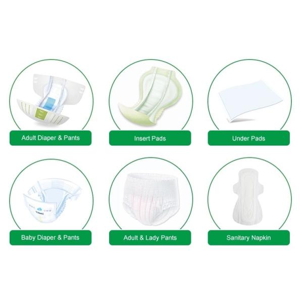 Disposable Odor Control Function Anion Chip Sanitary Pad