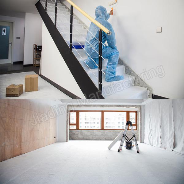 Anti-Static White Fleece Self Adhesive Felt 0.25m Width for Protective Painter Cover