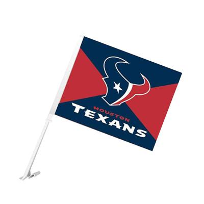 Drapeaux de voiture TEXANS Flagolden sérigraphiés de haute qualité