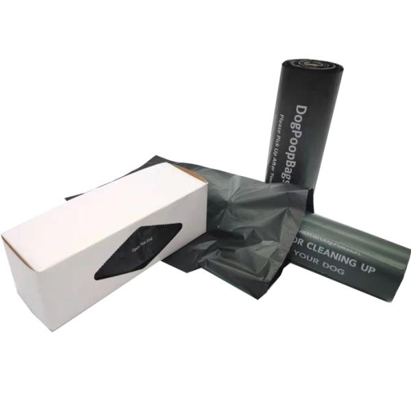 Poly Thickness 0.8Mil Dog Waste Bags Flat Bottom Seal