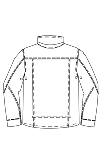 Покрытие 100% PU куртки зимы Оксфорда нейлона Breathable