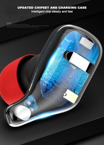 New Trending Wireless TWS Water Proof IPX 7 Earphone With Ultra long Talking and Music Play Time