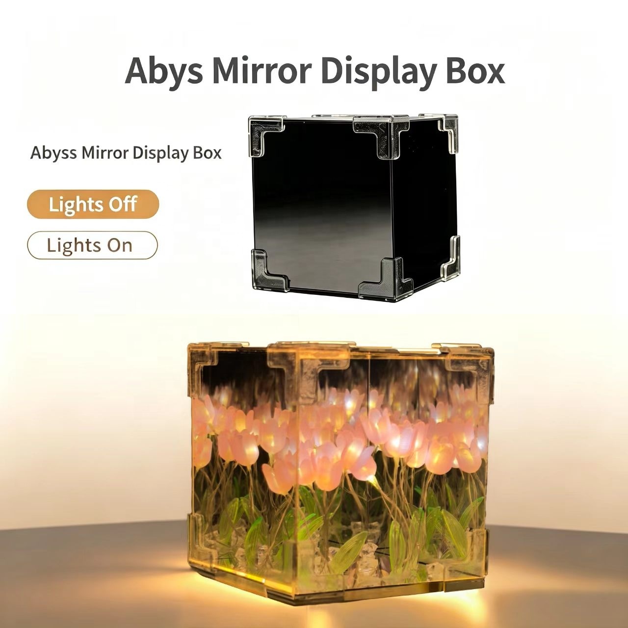 1mm Semi Transparent Two Way Acrylic Mirror Square Vacuum Plating Double Sided Mirror