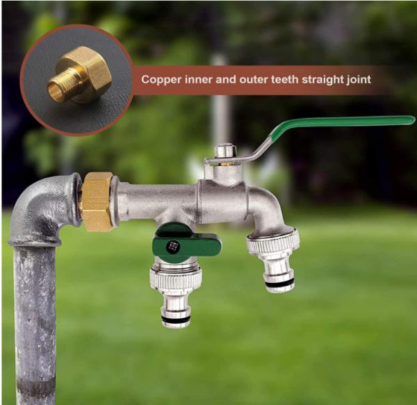 3/4'' * 1/2'' Brass Male To Female Adapter , Brass Reducing Bush For Water Pipe