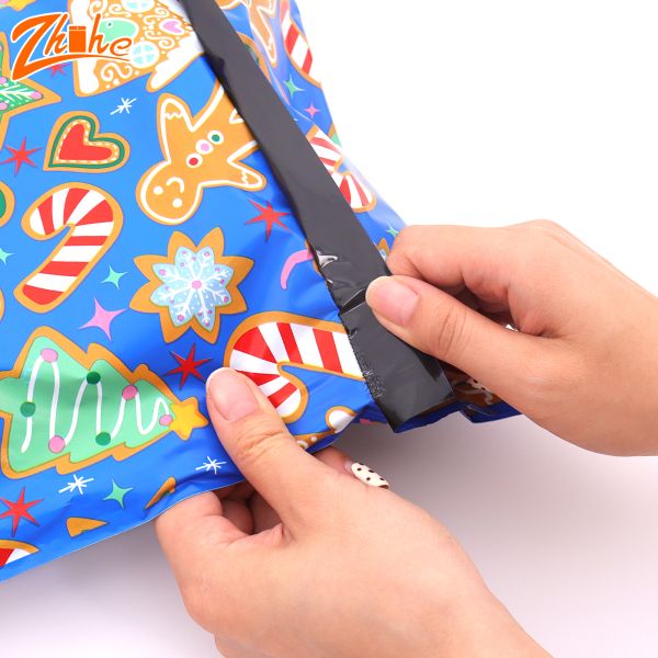 Biodegradable Waterproof Envelope for Self Sealing Custom Printed Clothing Packaging Thickness 120 microns and Eco-Friendly