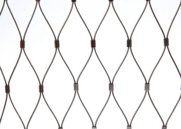 316 Flexible Stainless Steel Cable Mesh Netting Balustrade For Marinas