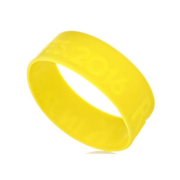 Religious rubber bracelets debossed for promotional gifts good price