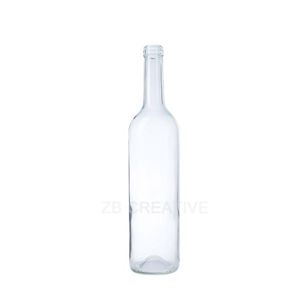 Standard 750ml Bordeaux Wine Bottles Cork Top For Red Wine 470g 1701K-1