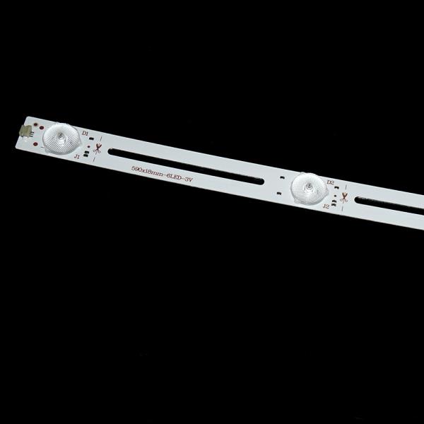 linha de alumínio tiras do PC 590*18mm da barra do luminoso do diodo emissor de luz da tevê 32inch do PWB