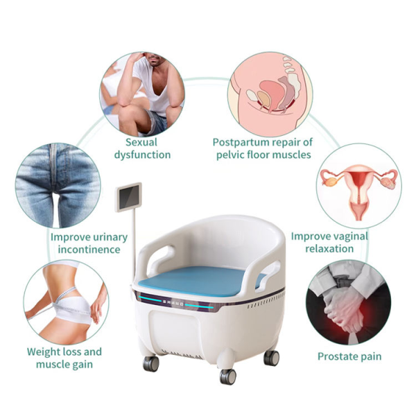 Non Invasive Painless Improve prostate Hi EMT EMS Pelvic Floor Muscle Rehabilitation Chair