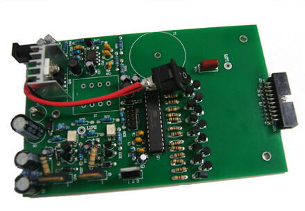 Green Power Supply PCB 2 Layer Double Sided Printed Circuit Board Assembly