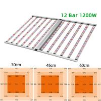 12 Bar 1200W LED Grow Lights For Indoor Plants Full Spectrum