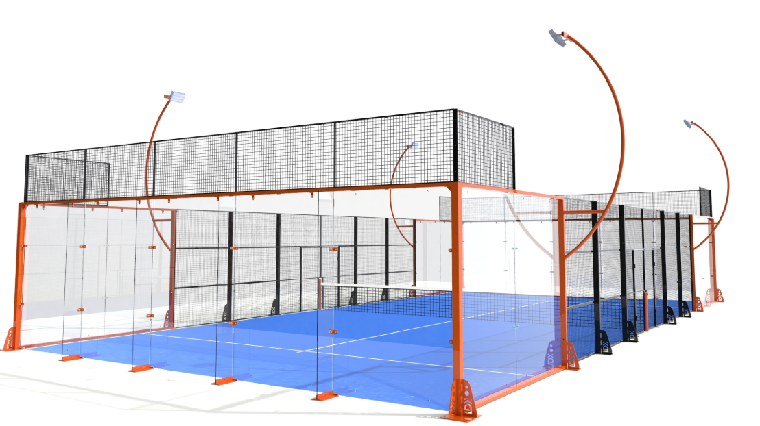 Elevate Play Premium Panoramic Padel Court with Full Glass Walls