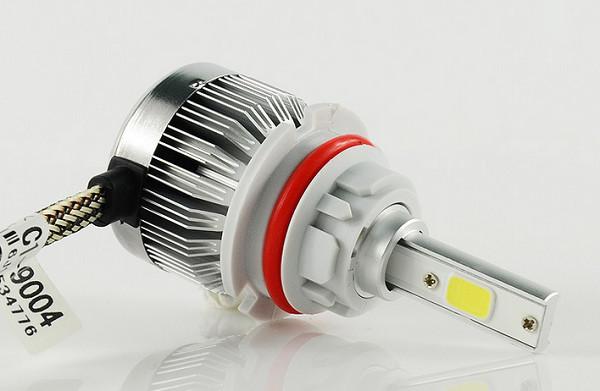 Hot Cheap C1 60W 6000LM Fanless 9004/9007 H/L LED HEADLIGHT with 6000K