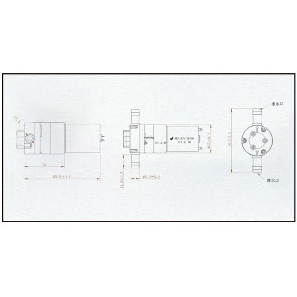 FDA grade high pressure high Accuracy low power dc 12v mini water pump electric water pump