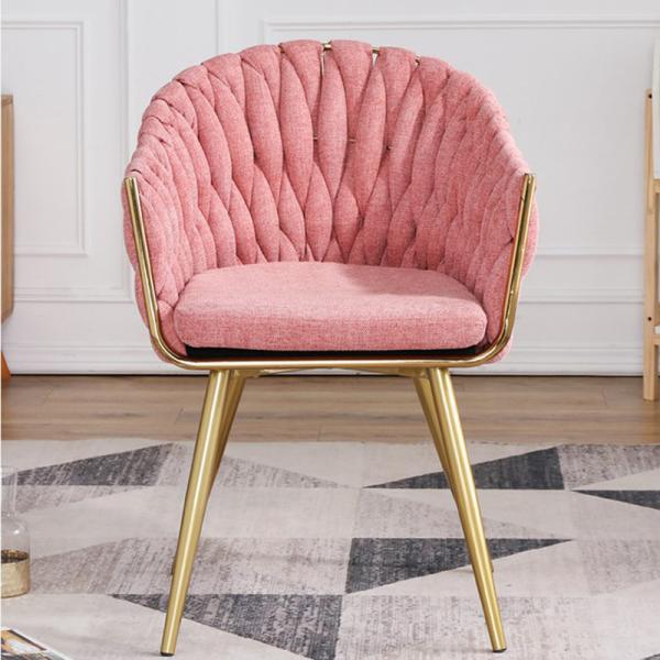 Antiwear Velvet Upholstered Dining Chairs Family Friendly Dining Chairs