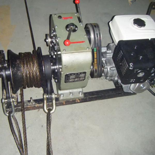 3Ton Belt Drive Traction Cable Pullers Diesel Engine Gasoline Engine Power Winch