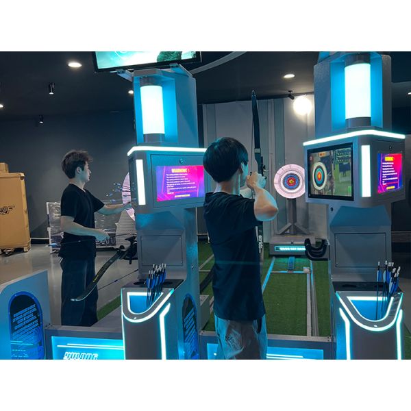Smart Archery Shooting Machine Commercial AR Interactive Archery Simulator Intelligent Archery Simulator 4D Feedback Smart Commercial Archery Arcade Game Machine for Entertainment Center