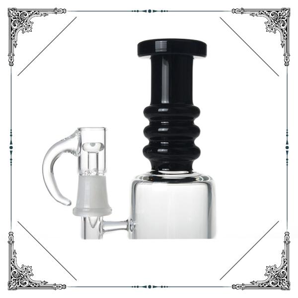 7 Inch Mini Glass Smoking oil Bong Six Arms Perc Welded With The Bottom 14mm Nail