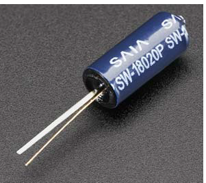 Non directional vibration sensor switch Adafruit Industries 2384 suitable for