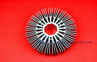 A prata anodiza o dissipador de calor de alumínio expulso da luz do diodo emissor de luz do dissipador de calor