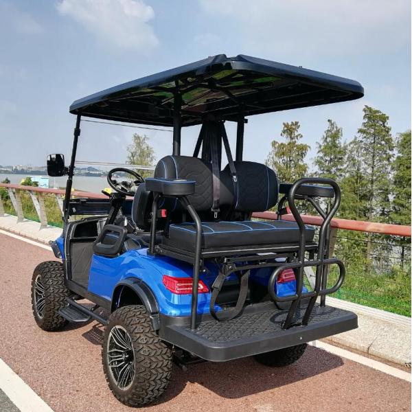 Электрическая коляска для гольфа для 4 человек 4 колеса дисковое торможение мини 10 дюймов дисплей 14 дюймов