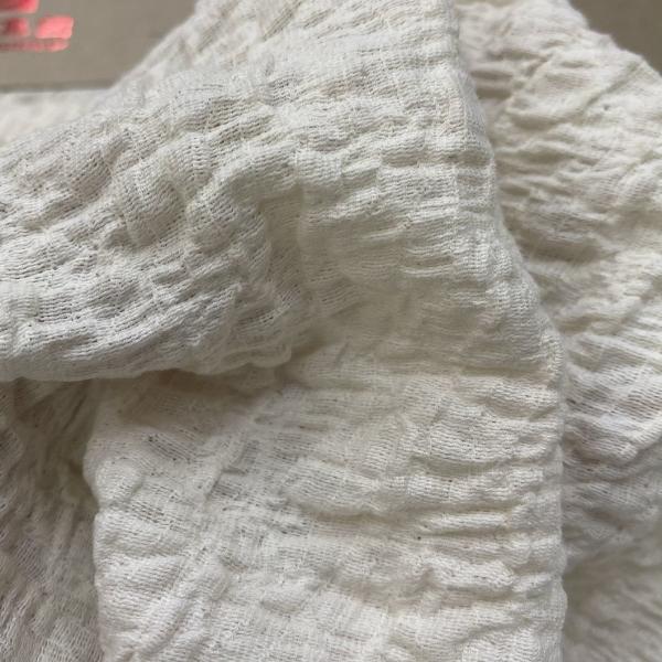 Bubble Fabric 54%Cotton 40%Nylon 6%Spandex