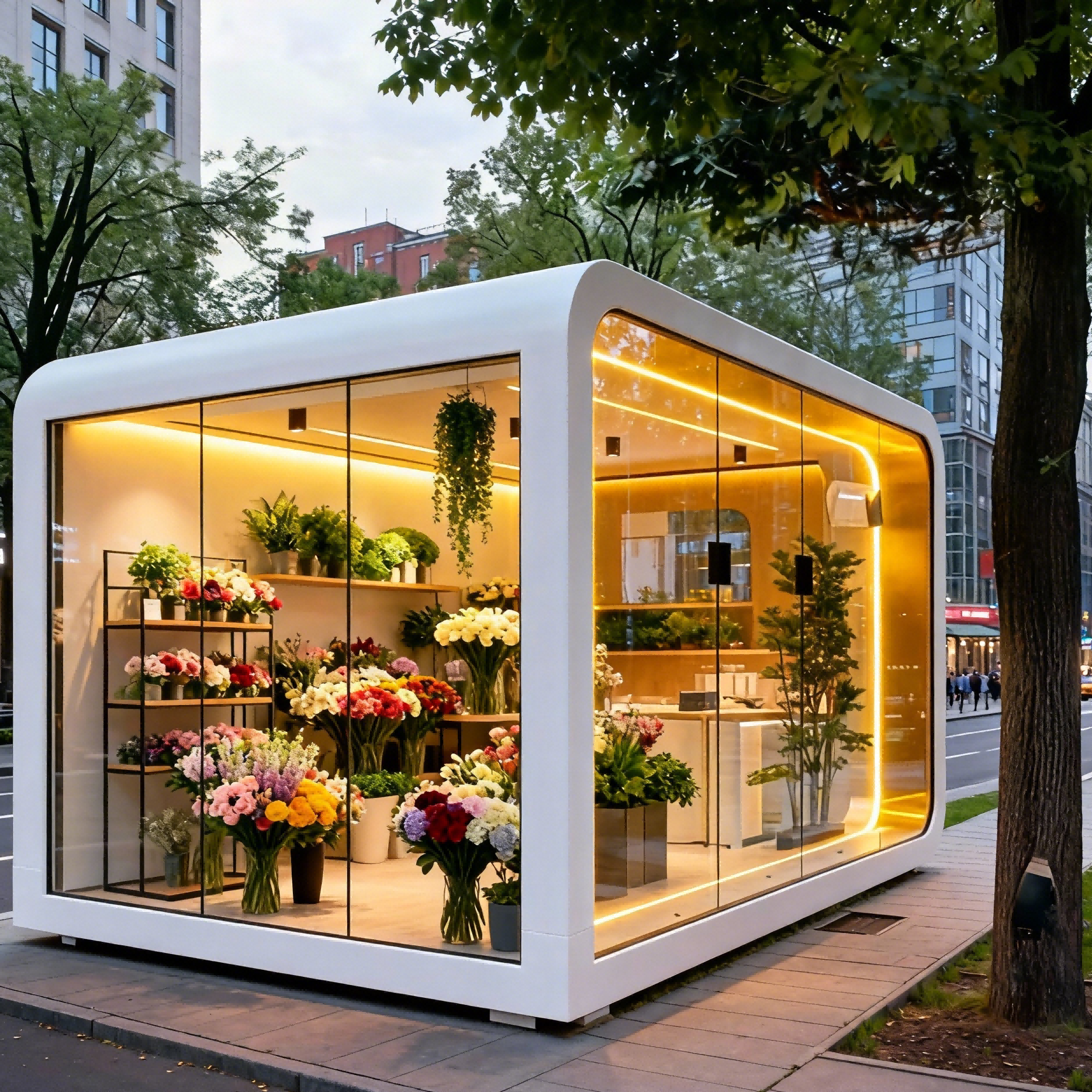 Luxury Prefabricated Tiny Space Steel Structure Apple Cabin for Office Building for Sunshine Workplace Shop Cabin Tiny House