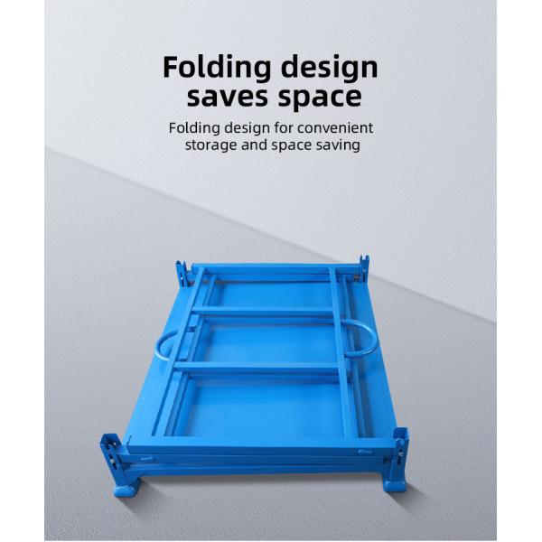 Industrial Warehouse Stackable Steel Pallet Storage Racks Heavy Duty 1000 Liter Hour Waste Treatment