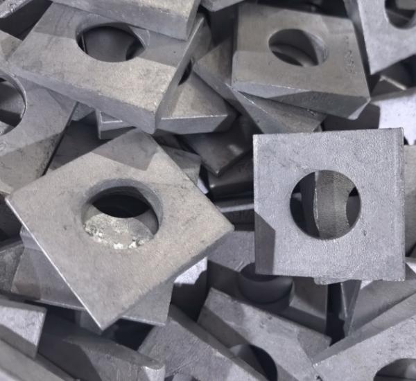 1 Grade F436 Square Beveled Structural Hardened Washer Medium Carbon Steel Plain Finish