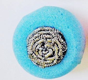 Replaceable SS Kitchen Sponge Scrubber With Strong Decontamination Power