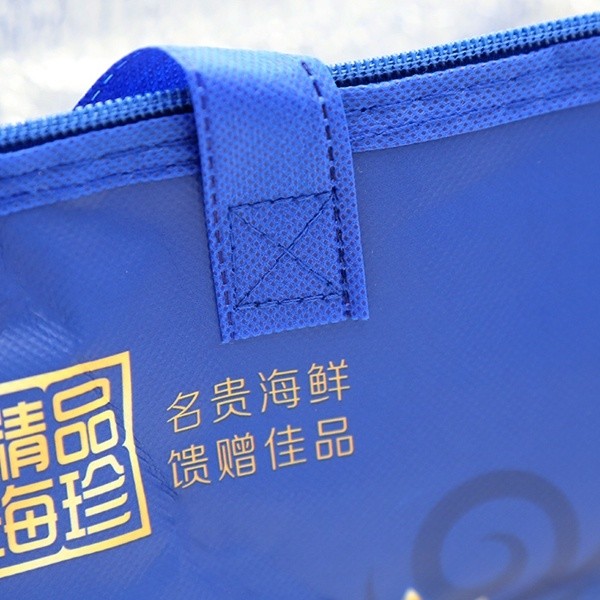 Promotional Custom for food use non woven or polyester insulated aluminum cooler bag thermal bag