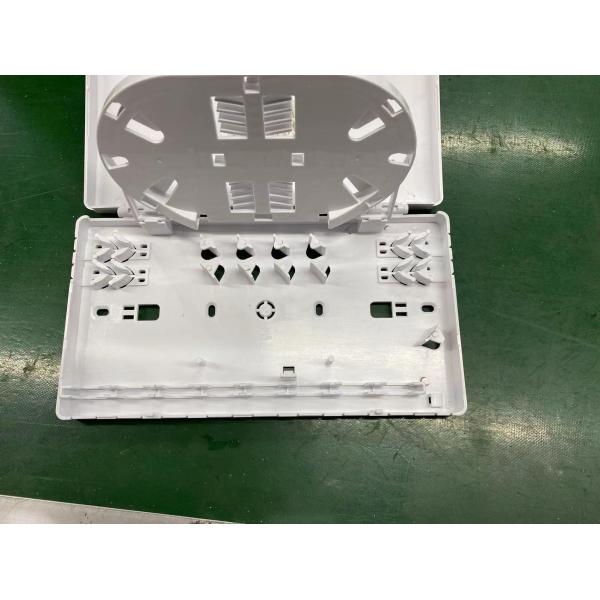 Fiber Optic Termination Box for FTTH Indoor Wall Mount with 8 Core Capacity