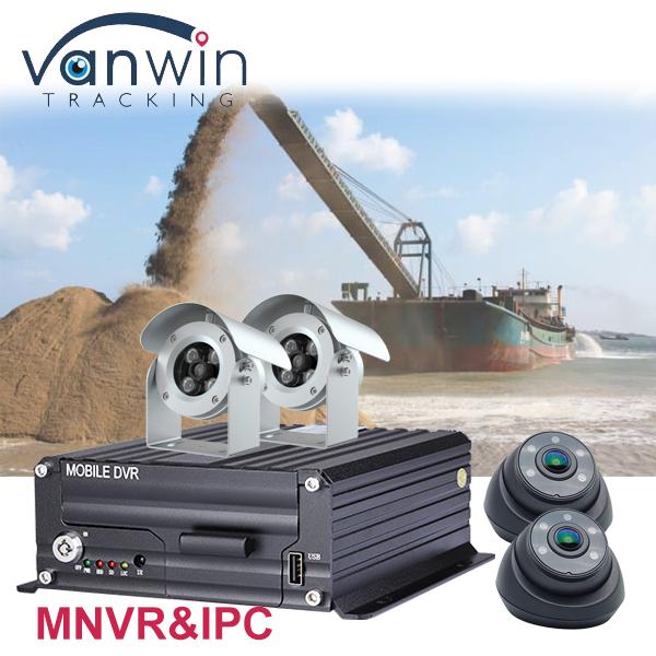 6CH IPC NVR 4G GPS 6 Canal Red MNVR para la minería de oro río de arena de bombeo de barco de aspiración de chorro de dragado