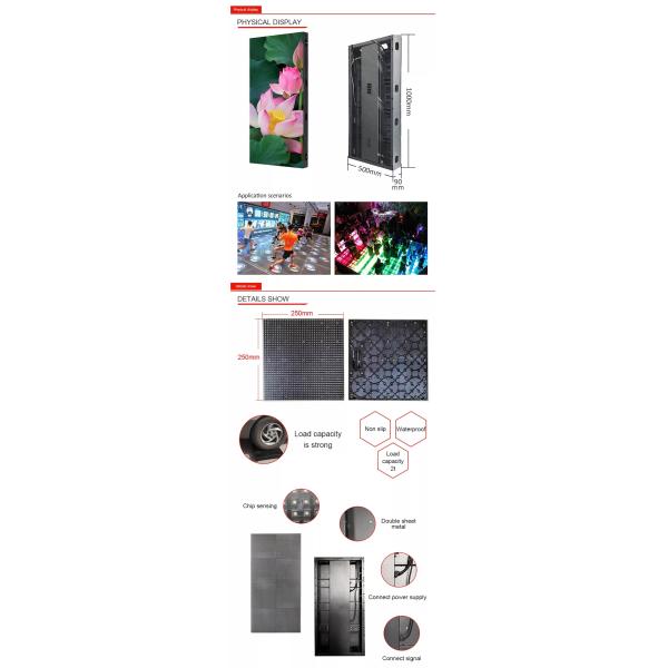 P3.91 Indoor High Resolution LED Screen 3.91mm 250x250mm