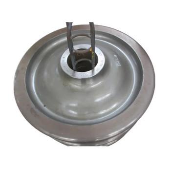 Os componentes de aço inoxidável forjados forjaram a estrada de ferro de aço Crane Wheel
