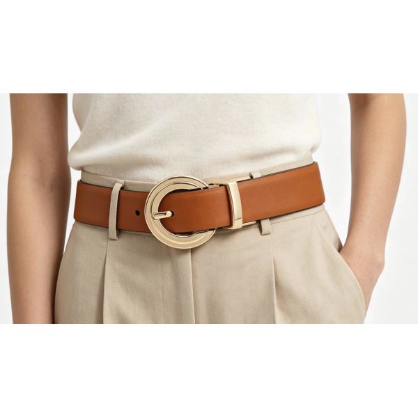 European & American Style，PU Leather Belt，Double Sided Belt，Alloy Buckle， For Men & Women
