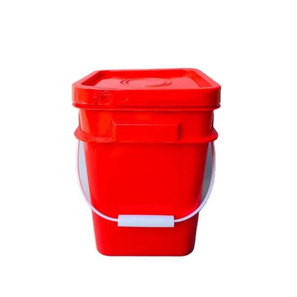 Customizable Lubricating Oil 30l Plastic Bucket High Durability Liquid Storage