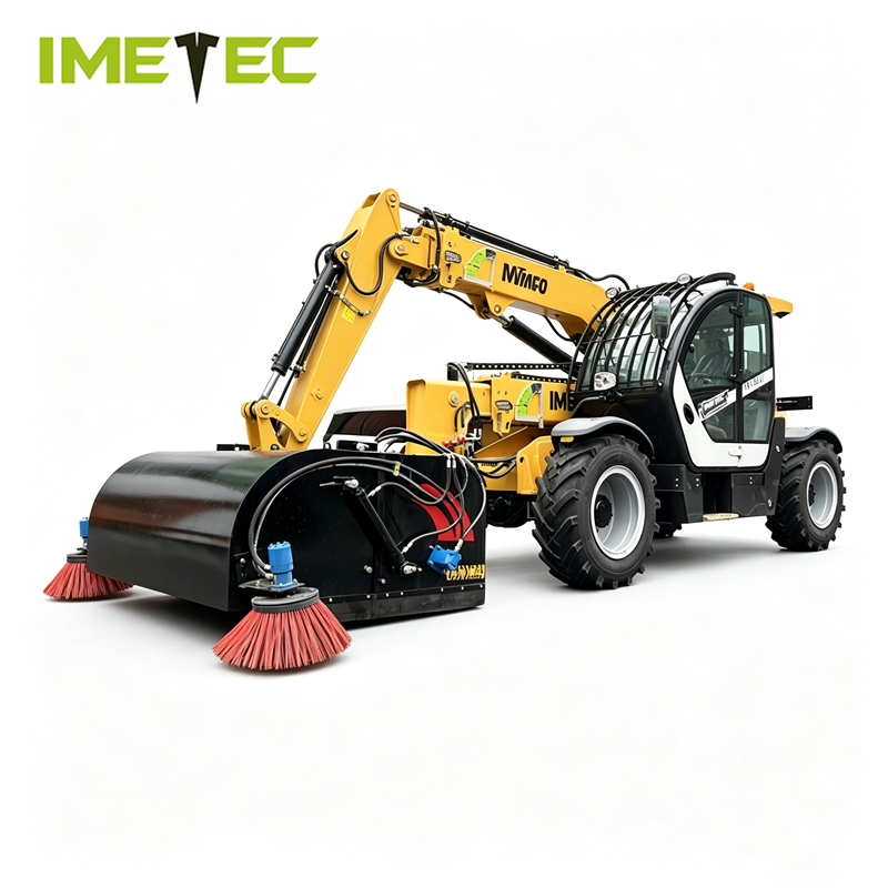 7400KG Rotating Telescopic Handler Forklift For Farm Quick Attachment Replacement