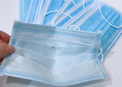 Customized 3 Ply Non Woven Face Mask Easy Carrying Good Air Permeability