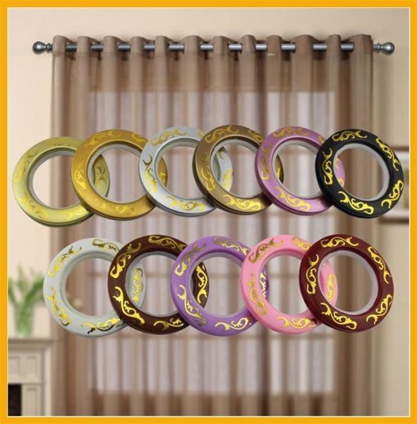 Fashion Prime ABS Plastic Custom Curtain Rings Circles Rod Accessories