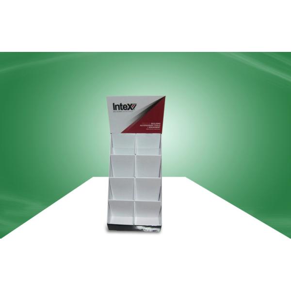 Подгонянные прочные дисплеи Countertop картона с держателем брошюры офсетной печати