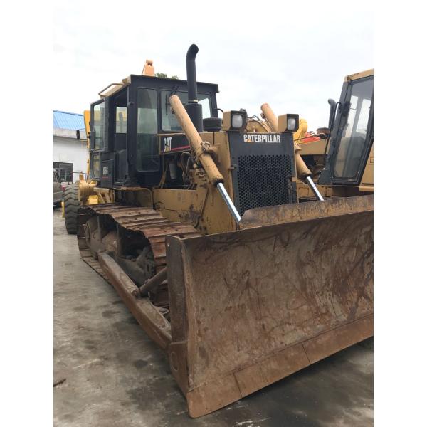 Caterpillar D6G Hydraulic Crawler Second Hand Bulldozers With Scarifier  16320kg