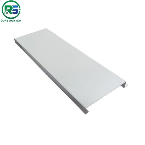 Borda chanfrada de alumínio Eco 200mm amigáveis do painel de teto da tira da decoração interna