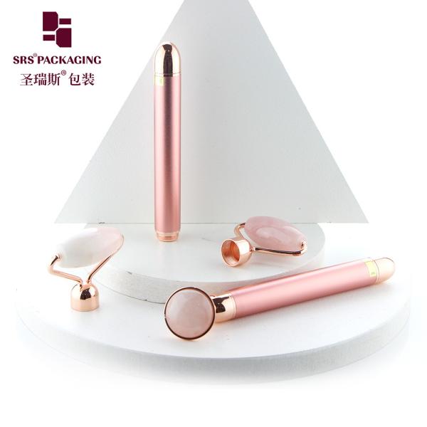 luxury gift cosmetic box with specification lift 3d face roller massager