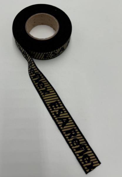 Gold Letter Reflective Webbing for Footwear Pet Collars